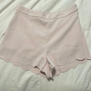 H&M scalloped shorts